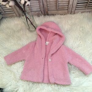 Josie babies  sweater with hood.